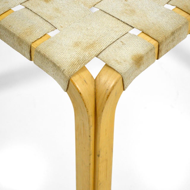1980s Alvar Aalto Y61 Stool For Sale - Image 5 of 10