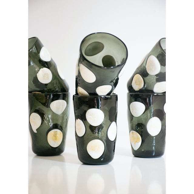 Tequila Glasses by Mariana Iskra for Ribes Studio, Set of 6 For Sale - Image 6 of 14