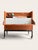 Mid-Century Minimalistic Teak Fold-Out Serving Bar Cart with Modern Black HPL Surfaces and Square Steel Frame, Germany, 1960s For Sale - Image 11 of 13