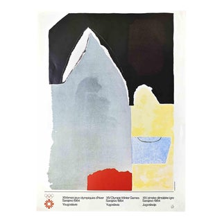 XIV Olympic Winter Games Sarajevo Poster, 1983 For Sale