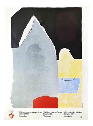 XIV Olympic Winter Games Sarajevo Poster, 1983