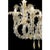 Glass Venetian Cà Rezzonico Gold Murano Glass Chandelier by Simoeng For Sale - Image 7 of 9