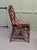 Regency Style Faux Bamboo Dining Table and Chairs, 1950s, Set of 5 For Sale - Image 6 of 9