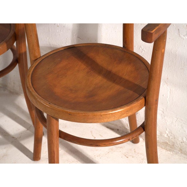 Bentwood Chairs in the style of Thonet, Hungary, 1960, Set of 2 For Sale - Image 3 of 13