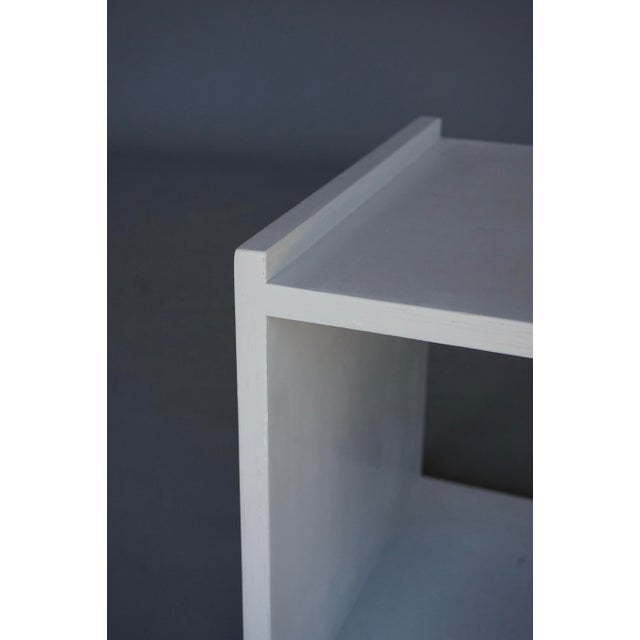 Wood Vintage Plywood Cube Stool, 1960s For Sale - Image 7 of 10