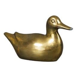 Small Brass Duck Hand Charm For Sale - Image 9 of 9
