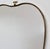 1960s Vintage Italian Wall Mirror with Brass Frame, 1960s For Sale - Image 5 of 16