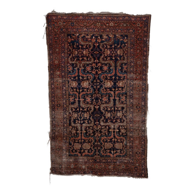 Vintage Caucasian Rug 4'2'' X 6'5'' For Sale - Image 12 of 12