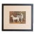 Single Print - Cassell, Petter, Galpin & Co Chromolithograph Dog Print in Black Frame For Sale