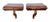 Spanish Wall-Mounted Wood Nightstands with Floral Inlay, 1930, Set of 2 For Sale - Image 10 of 10
