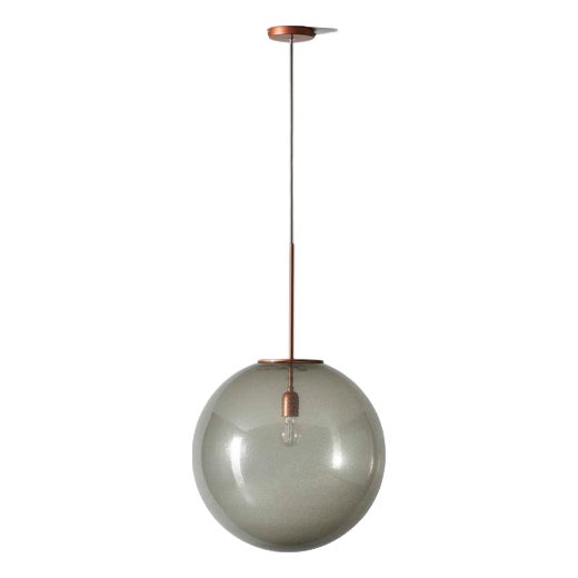 Mid-Century Modern Bollicosa Pendant Lamp in Blown Glass from Cassina, Italy For Sale