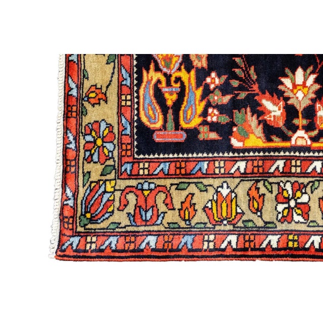 Antique Farahan Rug 4'4'' x 6'6'' For Sale - Image 9 of 12