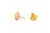 10k Yellow Gold Button Lapel Pin For Sale - Image 4 of 5