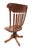 Late 19th Century Victorian Oak Swivel Desk Chair For Sale - Image 12 of 14