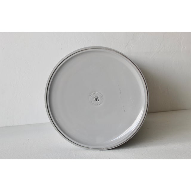 Kartell Kartell Tall Cylindrical Gray Wastebasket Vintage For Sale - Image 4 of 9