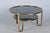 Small Czech Bauhaus Table in Brass and Black Glass, 1950s For Sale - Image 9 of 9