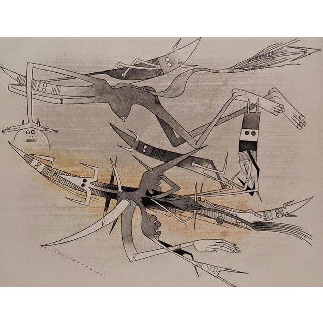 Wifredo Lam, Visible Invisible, 1972, Etching For Sale - Image 6 of 9