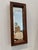 Small Vintage Wooden Wall Mirror For Sale - Image 10 of 12