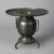 Antique Japanese Usubata Ikebanai (Ikebana Ushbati) for arranging flowers, 19th Century Measures - 8.25"H x 9.25"Diam A...