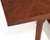 Walnut Mid Century Checkerboard Coffee Table Brass Cap Feet After Carl Axel Acking For Sale - Image 12 of 13