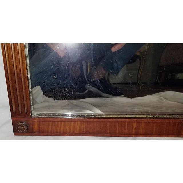 Vintage Mahogany Mirror For Sale - Image 9 of 10