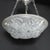 Art Deco Frosted Glass Floral Cubist Chandelier W/ Chrome Fittings Signed Degué For Sale - Image 14 of 18