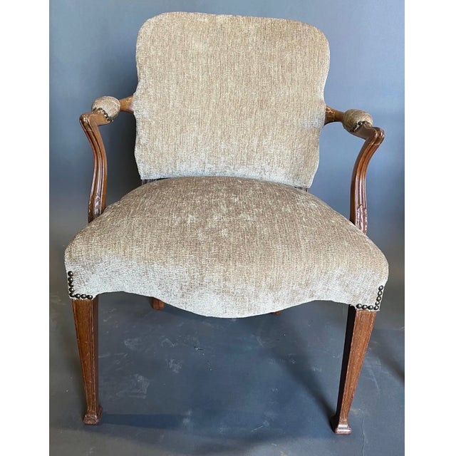 Handsome Pair of 19th Century Georgian Style Armchairs '2 Pair Available' For Sale - Image 4 of 10