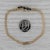1.01ctw Blue Sapphire Diamond Bracelet 14k Yellow Gold Bismarck Chain 6.75" For Sale - Image 4 of 6