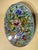 Hand-Painted Persian Ceramic Tile - Unique Floral & Avian Motif For Sale - Image 4 of 10