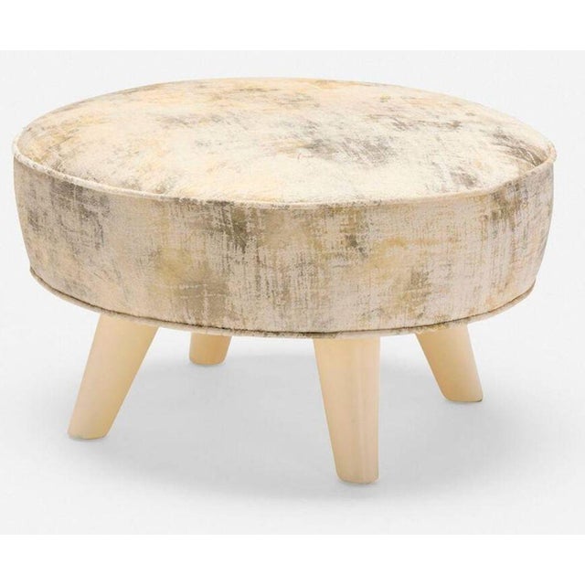 Wood William Billy Haines Attributed Pair of Swivel Stools, C. 1955 For Sale - Image 7 of 7