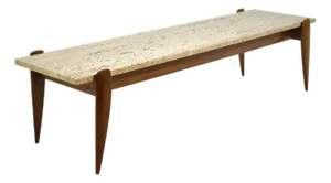 Gio Ponti Travertine Coffee Table
