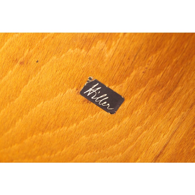 Vintage German Hiller Folding Chair in Beech, 1970s For Sale - Image 10 of 13