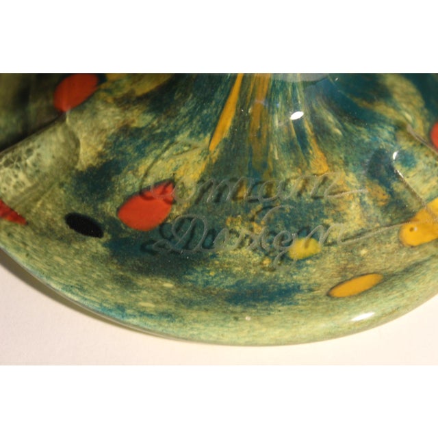 Late 20th Century Art Nouveau Hand Blown Art Glass. For Sale - Image 10 of 10