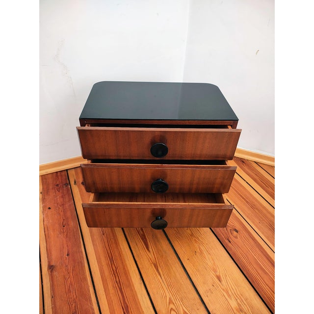 Czechoslovakian Nightstands by J. Halabala for UP Závody, 1950s, Set of 3 For Sale - Image 12 of 17