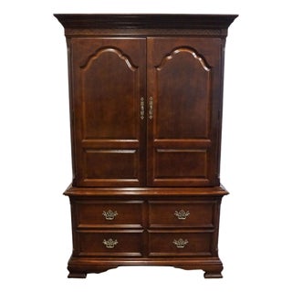 Stanley Furniture American Heritage Collection Mahogany Traditional Style 46" Media Armoire 172-13-15 For Sale