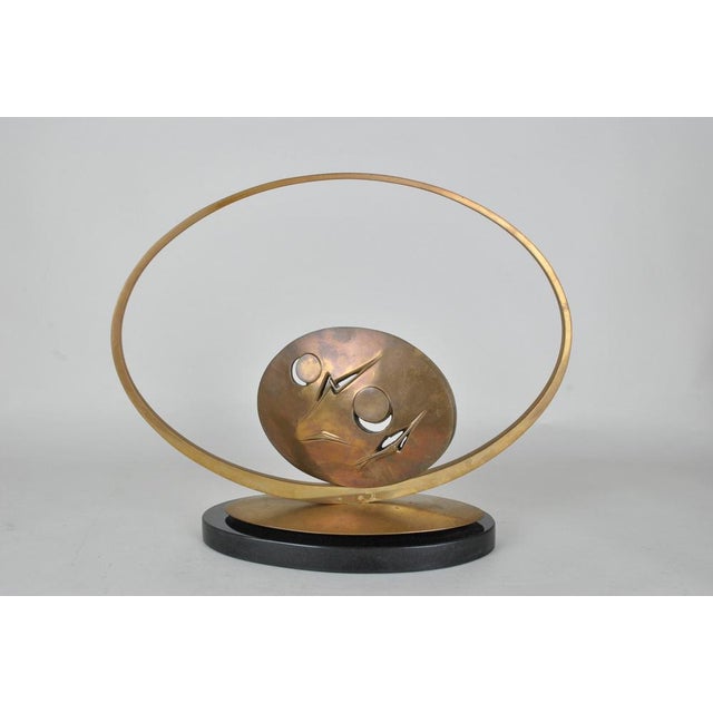 Carmello Cappello, Sculpture on Base, 1974, Bronze & Marble For Sale - Image 14 of 14