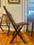 1920s Pair of Early 20th Century American Arts & Crafts Mission Style Solid Oak Folding Chairs, Circa 1915–1925 For Sale - Image 5 of 12