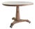 Small Antique English Palladian Style Round Bleached Table, 1835 For Sale