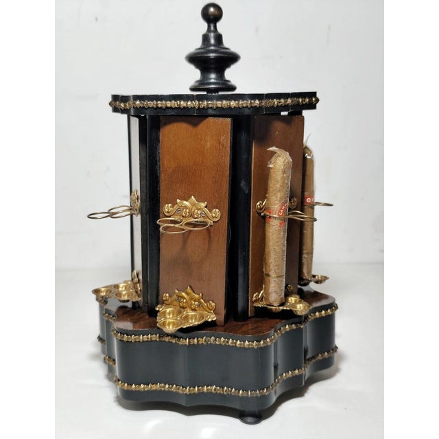 Wooden Cigar Carousel, Spain, 1950s For Sale - Image 10 of 11