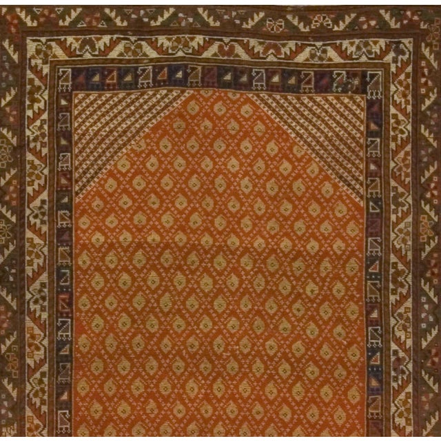 Antique Qashqa'i Rug 5' X 9'4 For Sale In New York - Image 6 of 8