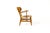 1960s 1960s Danish Modern / Mid Century Oak Lounge / Armchair – Attributed to Hans Wegner for Carl Hansen — Model Ch22 For Sale - Image 5 of 12
