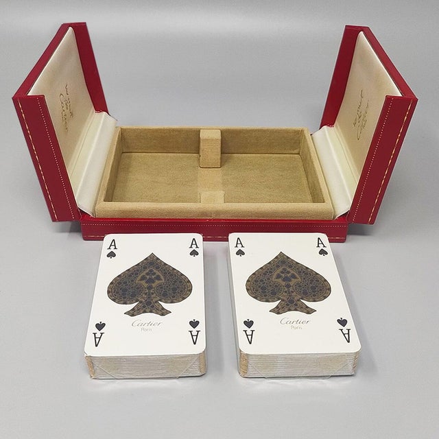 1970s French Playing Cards Box from Cartier, 1970s For Sale - Image 5 of 8