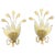 Vintage Lamps in Murano Glass with Gold Leaf, 1930s, Set of 2 For Sale