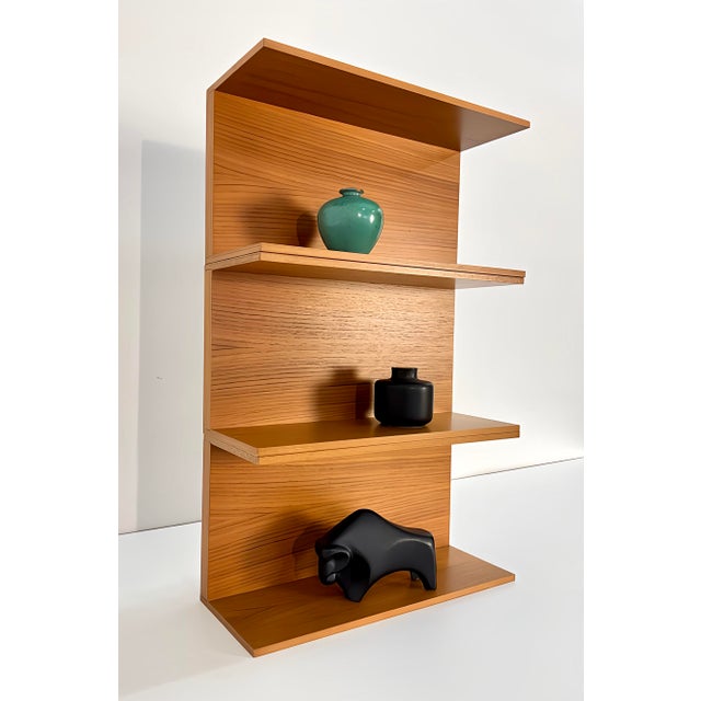 Small Teak U-Profile Shelf by Walter Wirtz for Wilhelm Renz, 1960s For Sale - Image 12 of 18
