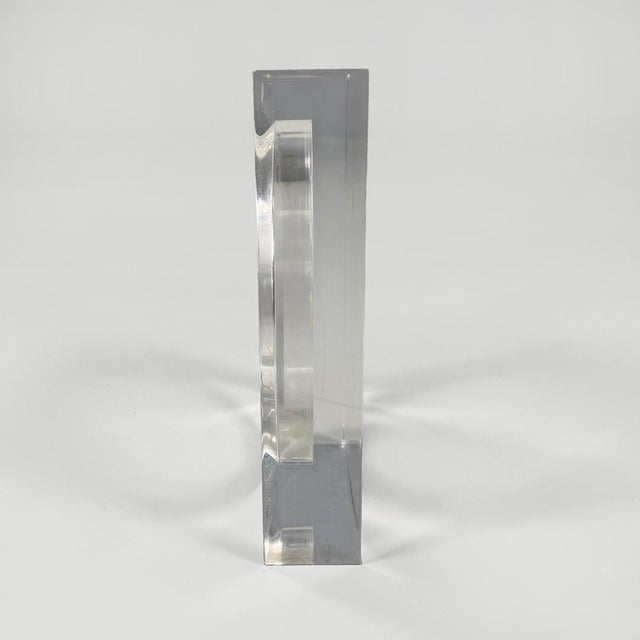 Mid-Century Modern Italian Modern Acrylic Glass Frame for Guzzini, 1970s For Sale - Image 3 of 16