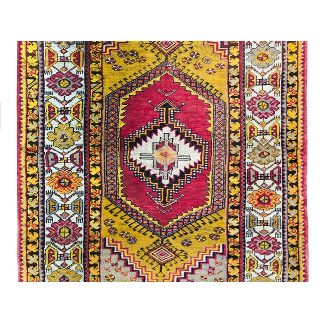 Textile Early 20th Century Turkish Konya Rug For Sale - Image 7 of 15