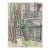 1940s Grace Spongberg Corner of Jackson Square New Orleans Drawing For Sale