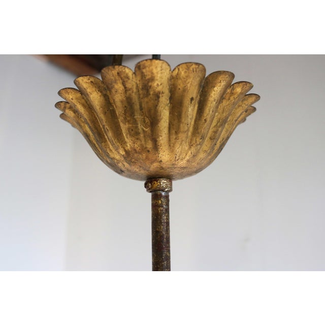 Gilded Wheat Sheaf Chandelier from Hans Kögl, 1960s For Sale - Image 6 of 12