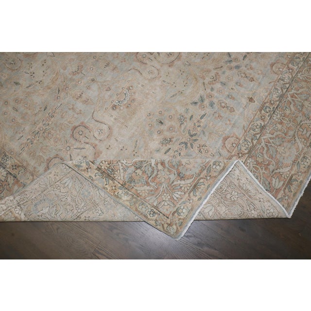 Light Color Persian Antique Kerman rug no. j5228 For Sale - Image 4 of 13