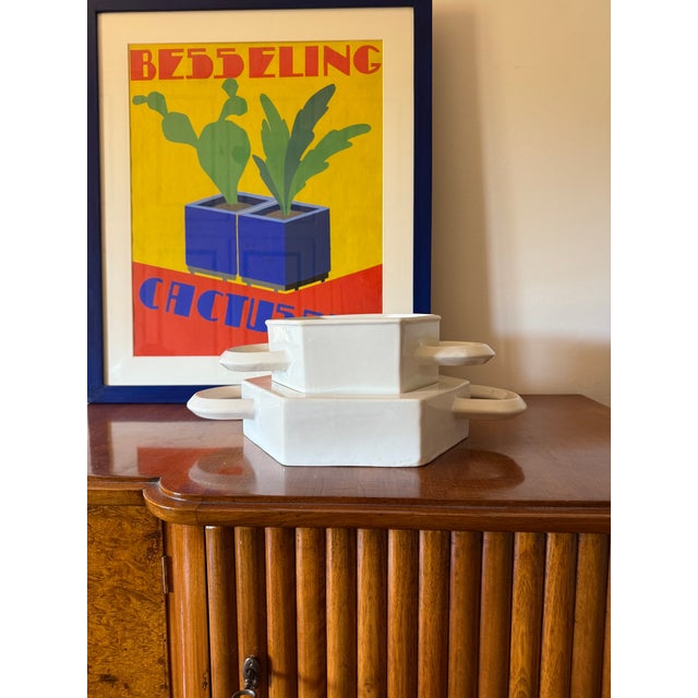 Sergio Asti, White Ceramic Centerpiece / Vide Poche, Gabbianelli Italy Ca. 1970 For Sale - Image 18 of 18